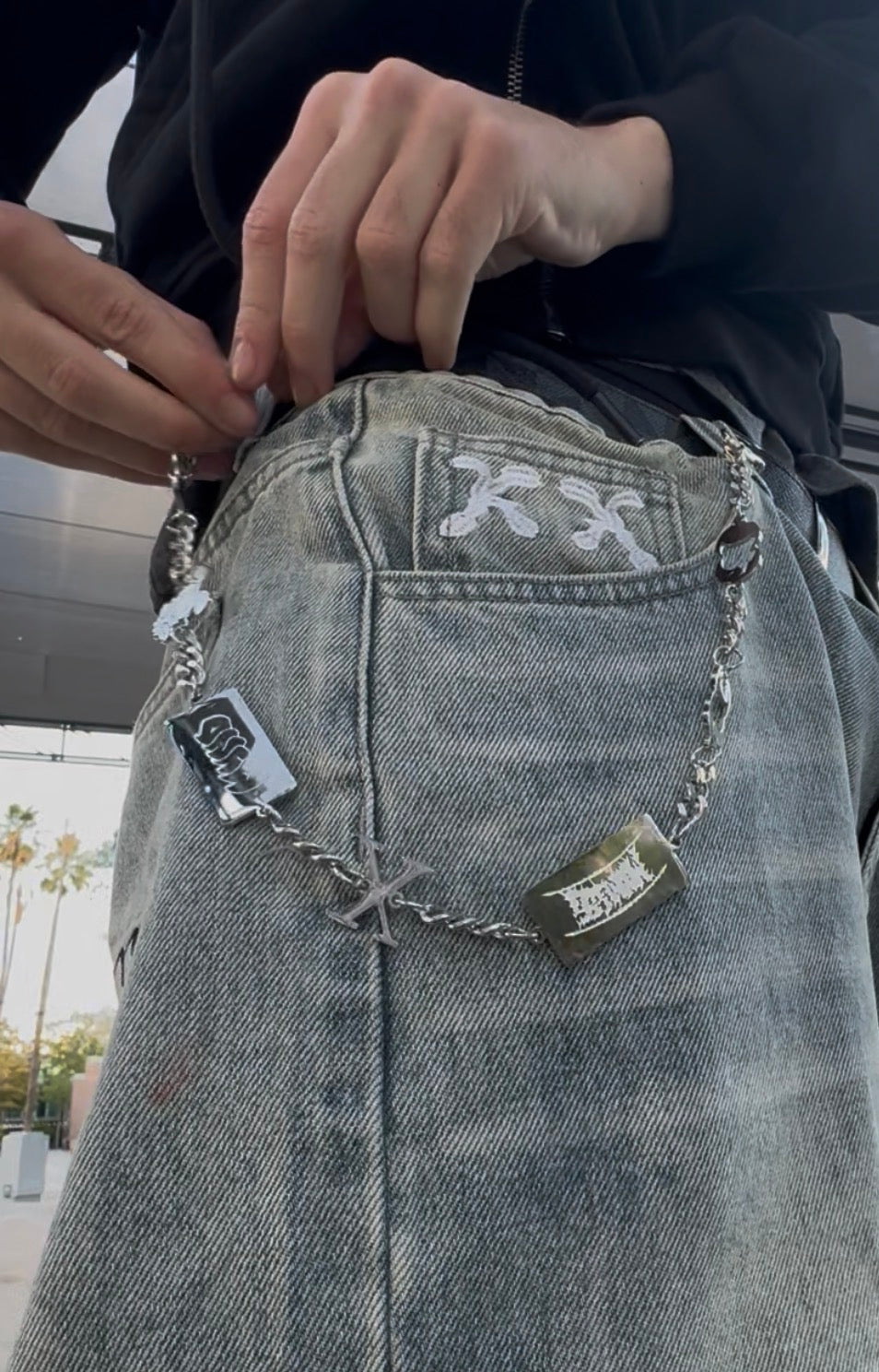 Myndskape x Moonless Collab Jean Chain